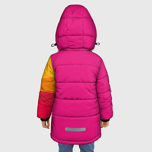 Зимняя куртка для девочки Джон Леннон: фан-арт / 3D-Черный – фото 4