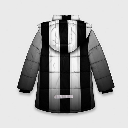 Зимняя куртка для девочки Juventus FC: New logo / 3D-Светло-серый – фото 2