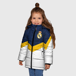 Куртка зимняя для девочки Real Madrid FC: Sport, цвет: 3D-черный — фото 2