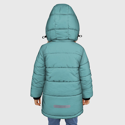 Зимняя куртка для девочки Фрида / 3D-Черный – фото 4