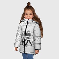 Куртка зимняя для девочки Imagine Dragons: White, цвет: 3D-черный — фото 2