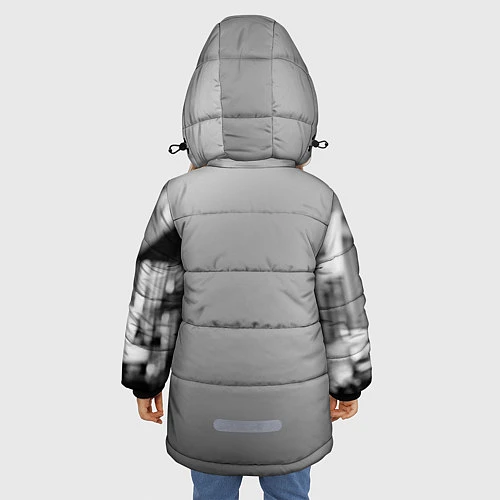 Зимняя куртка для девочки Rami Malek / 3D-Черный – фото 4