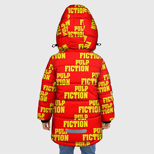 Зимняя куртка для девочки Pulp Fiction: Boxing glove / 3D-Черный – фото 4