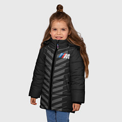 Куртка зимняя для девочки BMW: Creative, цвет: 3D-черный — фото 2