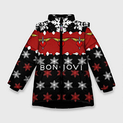 Зимняя куртка для девочки Праздничный Bon Jovi