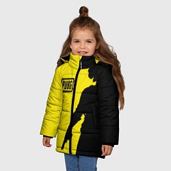 Куртка зимняя для девочки PUBG: Yellow Shadow, цвет: 3D-красный — фото 2