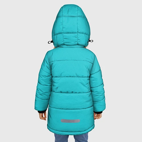 Зимняя куртка для девочки BoJack / 3D-Черный – фото 4