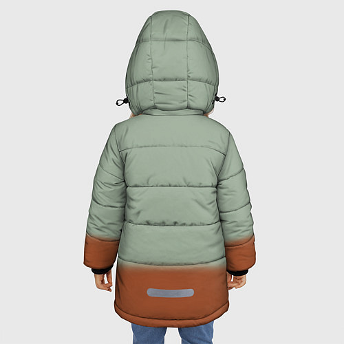 Зимняя куртка для девочки BoJack Horseman / 3D-Черный – фото 4
