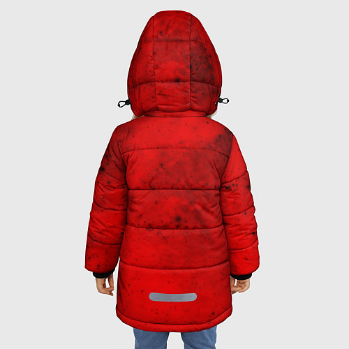 Зимняя куртка для девочки DOOM: Marsian Blood / 3D-Черный – фото 4