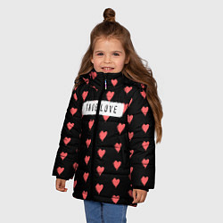 Куртка зимняя для девочки True Love, цвет: 3D-светло-серый — фото 2