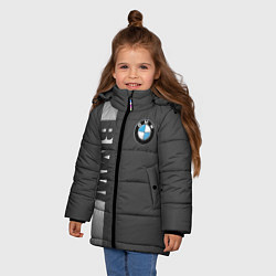 Куртка зимняя для девочки BMW SPORT, цвет: 3D-красный — фото 2