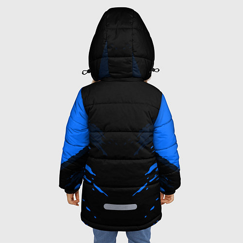 Зимняя куртка для девочки JUVENTUS Sport / 3D-Черный – фото 4