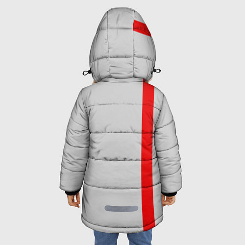 Зимняя куртка для девочки Toyota: Silver Sport / 3D-Черный – фото 4