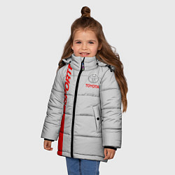 Куртка зимняя для девочки Toyota: Silver Sport, цвет: 3D-черный — фото 2