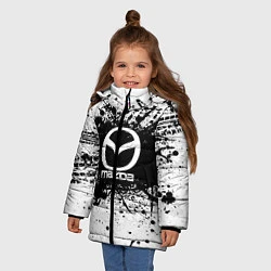 Куртка зимняя для девочки Mazda: Black Spray, цвет: 3D-черный — фото 2