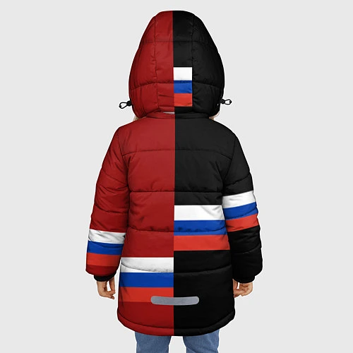 Зимняя куртка для девочки N Novgorod, Russia / 3D-Черный – фото 4
