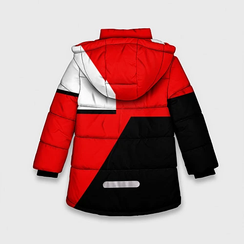 Зимняя куртка для девочки Toyota Sport / 3D-Светло-серый – фото 2