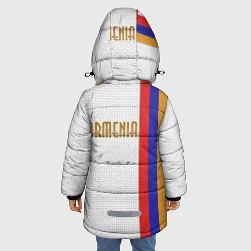 Зимняя куртка для девочки Armenia Line / 3D-Черный – фото 4