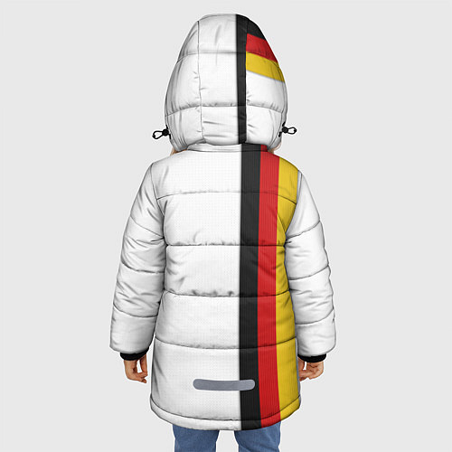 Зимняя куртка для девочки I Love Germany / 3D-Черный – фото 4