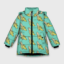 Зимняя куртка для девочки Любитель бананов