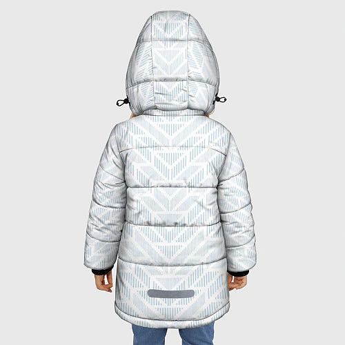 Зимняя куртка для девочки Сборная Испании: Гостевая ЧМ-2018 / 3D-Черный – фото 4