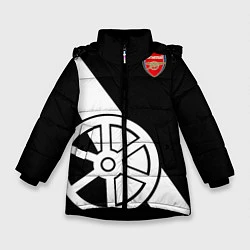 Куртка зимняя для девочки FC Arsenal: Exclusive, цвет: 3D-черный