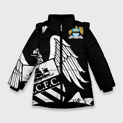 Куртка зимняя для девочки FC Manchester City: Exclusive, цвет: 3D-черный