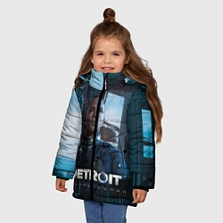 Куртка зимняя для девочки Detroit: Markus, цвет: 3D-черный — фото 2