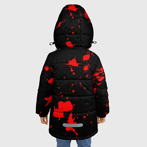Зимняя куртка для девочки OOMPH! / 3D-Черный – фото 4