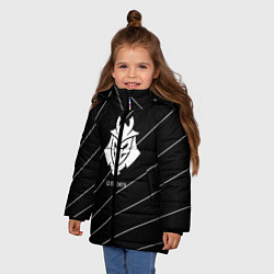 Куртка зимняя для девочки Cs:go - G2 ESPORTS 2022, цвет: 3D-светло-серый — фото 2