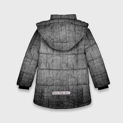 Зимняя куртка для девочки Пабло Эскобар / 3D-Светло-серый – фото 2