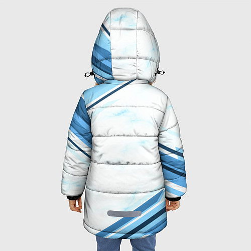 Зимняя куртка для девочки Manchester city / 3D-Черный – фото 4