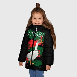 Куртка зимняя для девочки GUSSI Hype, цвет: 3D-черный — фото 2