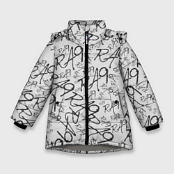 Куртка зимняя для девочки RA9 DEVIANT, цвет: 3D-светло-серый