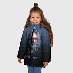 Куртка зимняя для девочки Hank Anderson, цвет: 3D-черный — фото 2