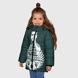 Куртка зимняя для девочки Akinfeev Style, цвет: 3D-черный — фото 2