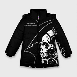 Куртка зимняя для девочки Ludens Kojima Productions, цвет: 3D-черный