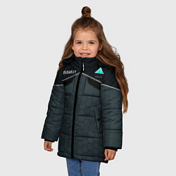Куртка зимняя для девочки Detroit: Security, цвет: 3D-светло-серый — фото 2