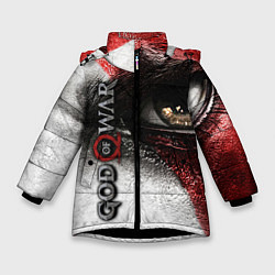 Куртка зимняя для девочки God of War: Kratos, цвет: 3D-черный