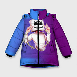 Зимняя куртка для девочки Marshmello Peace