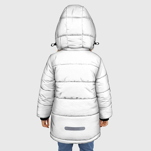 Зимняя куртка для девочки Don't Starve: WX-78 / 3D-Черный – фото 4