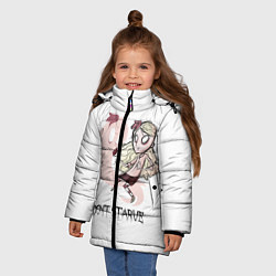 Куртка зимняя для девочки Don't Starve: Wendy, цвет: 3D-черный — фото 2
