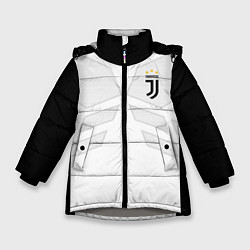 Куртка зимняя для девочки JUVENTUS SPORT, цвет: 3D-светло-серый