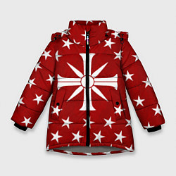 Куртка зимняя для девочки Far Cry 5: Red Cult, цвет: 3D-светло-серый