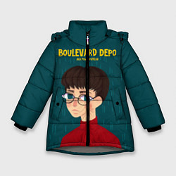 Куртка зимняя для девочки Boulevard Depo, цвет: 3D-светло-серый