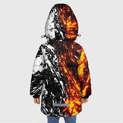 Зимняя куртка для девочки АТАКА ТИТАНОВ / 3D-Черный – фото 4