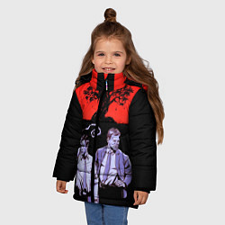 Куртка зимняя для девочки True Detective: Double Agents, цвет: 3D-черный — фото 2