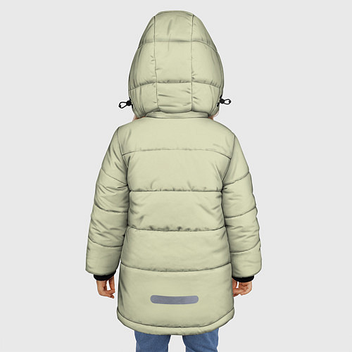 Зимняя куртка для девочки Атака Титанов / 3D-Черный – фото 4