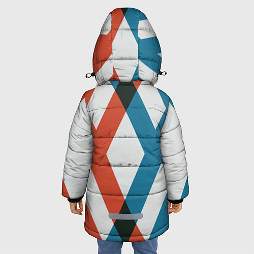 Зимняя куртка для девочки Darling in the Franxx / 3D-Черный – фото 4