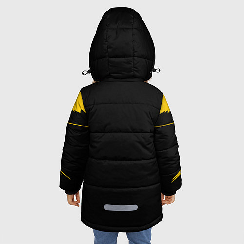 Зимняя куртка для девочки 21 Pilots: Yellow Bird / 3D-Черный – фото 4